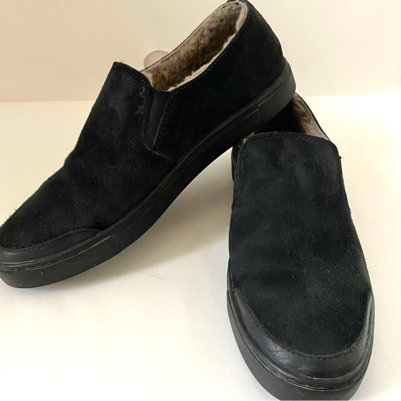 Frye Gemma Shearling Slip on Sneaker Flats Women s. Depop