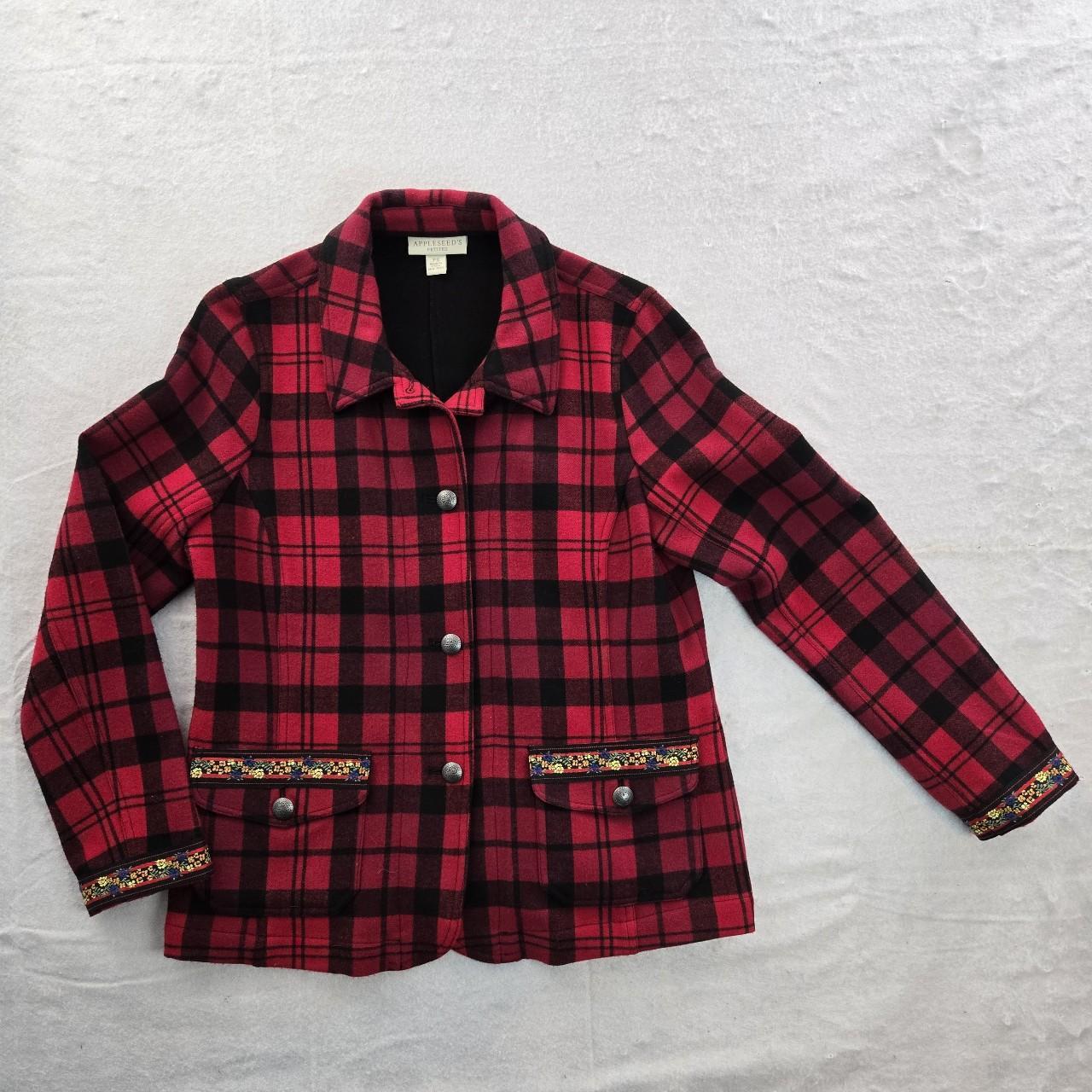 Appleseed's Women's Jacket - Red/Multi – Applesee… - image 1