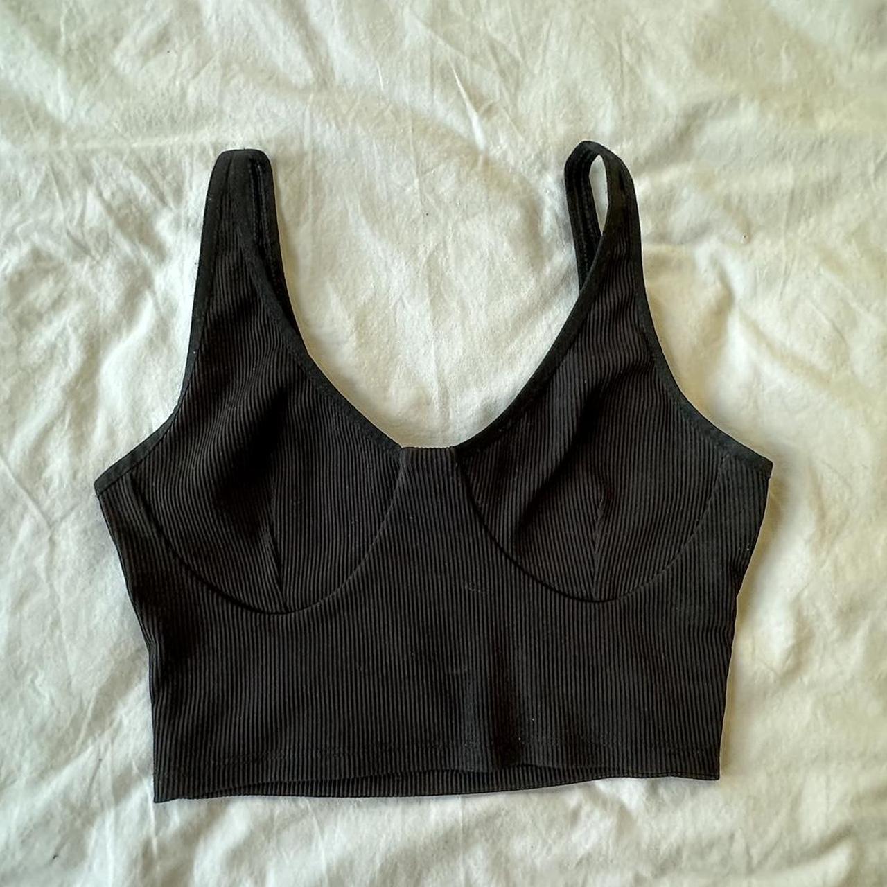 Corset style crop top Size 8 Great condition - Depop