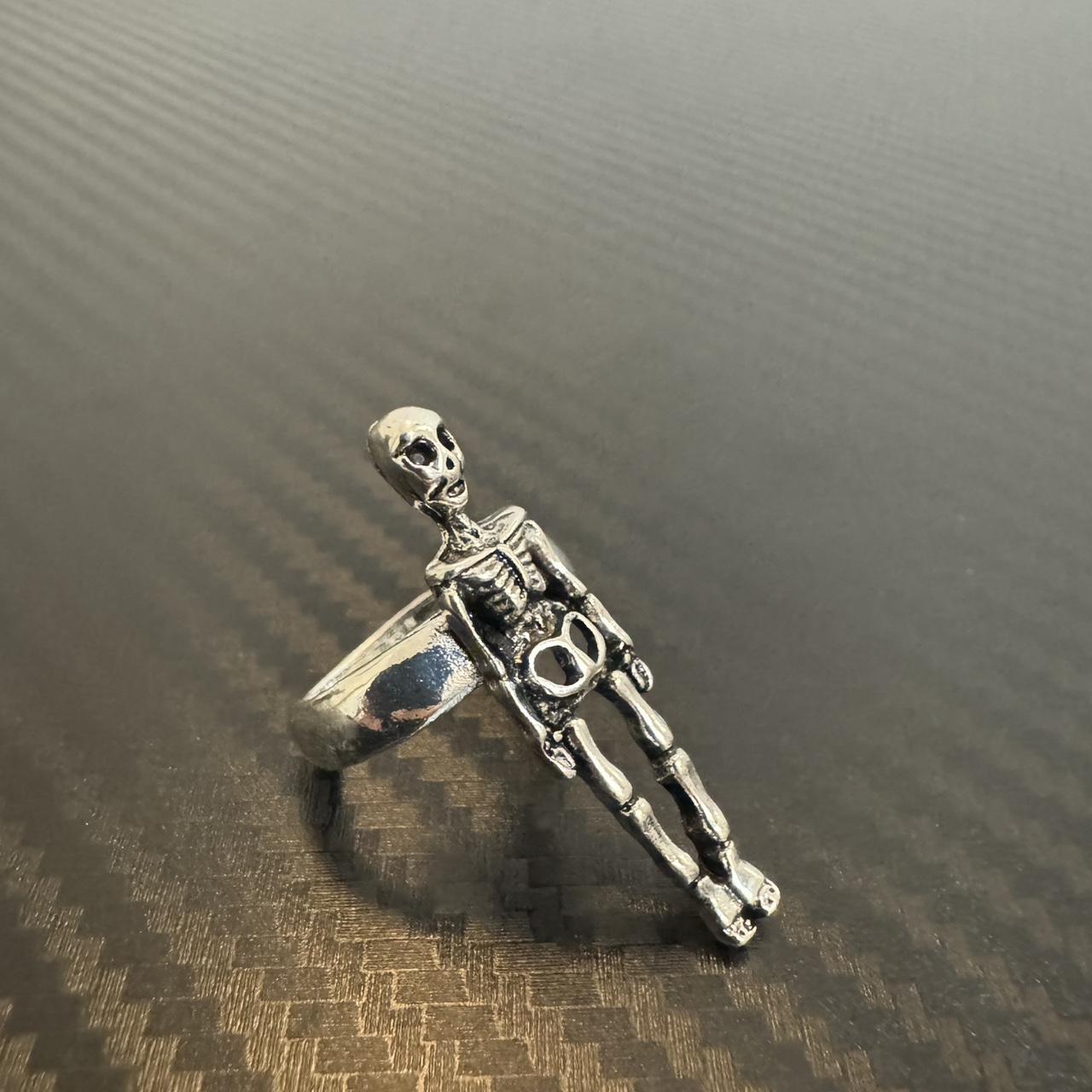 Women's Ring - Silver – Silver full skeleton ring… - image 1