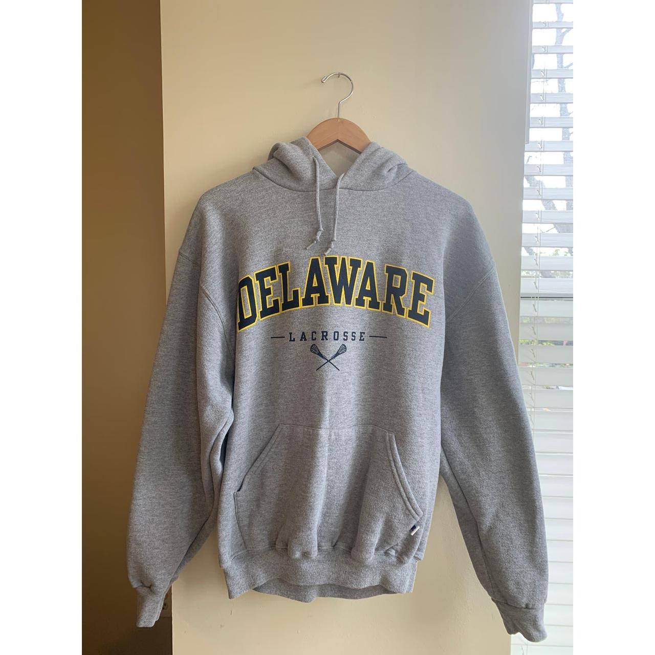 Vintage y2k University of Delaware Lacrosse Russell... - Depop