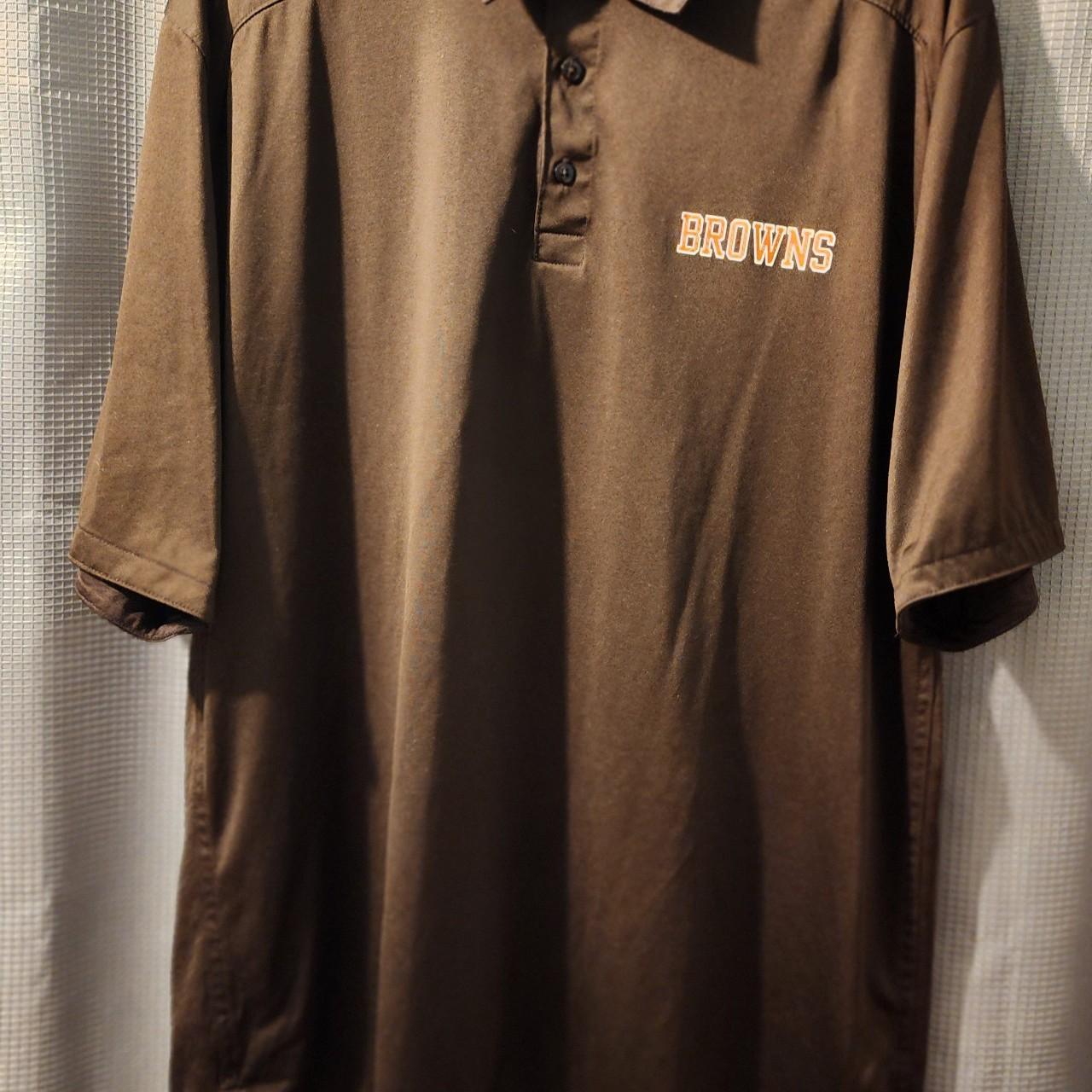 cleveland browns dri fit polo