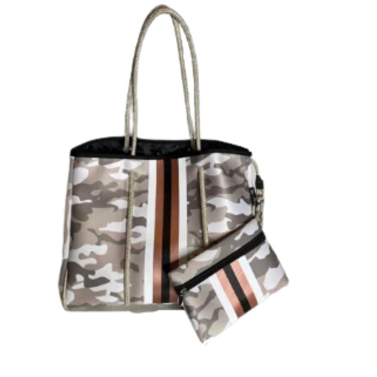 Dallas hill neoprene tote camouflage grey#tote#purse