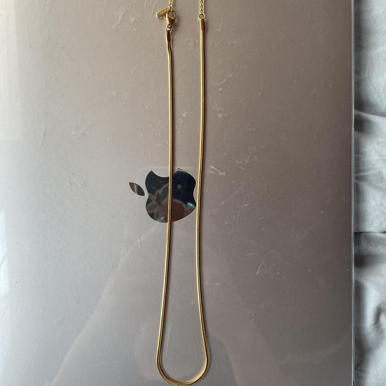 Women's Necklace - Gold – Louis Carter Herringbone Necklace. Tarnish and Water …