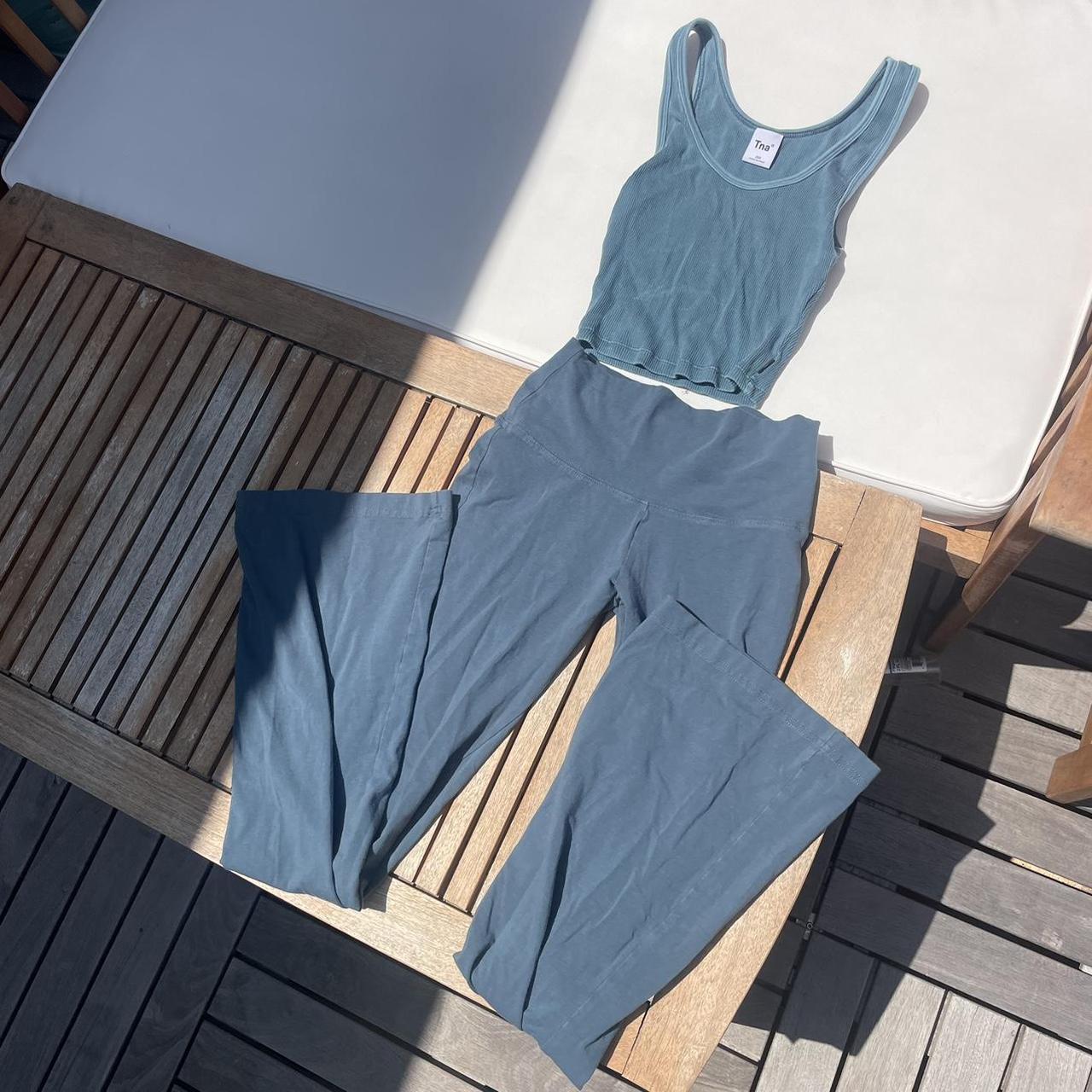 Aritzia loungewear set TNAChill blue loungewear set... - Depop