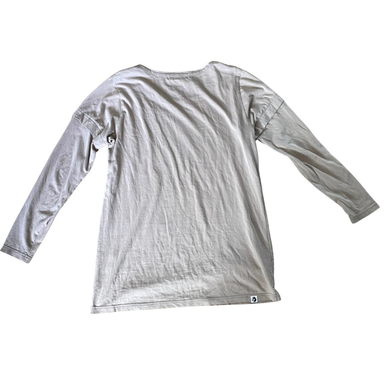トップス HYSTERIC GLAMOUR long sleeve shirt Y2K Hysteric Glamour Y2K Long Sleeve T-Shirt Black Fade Graphic