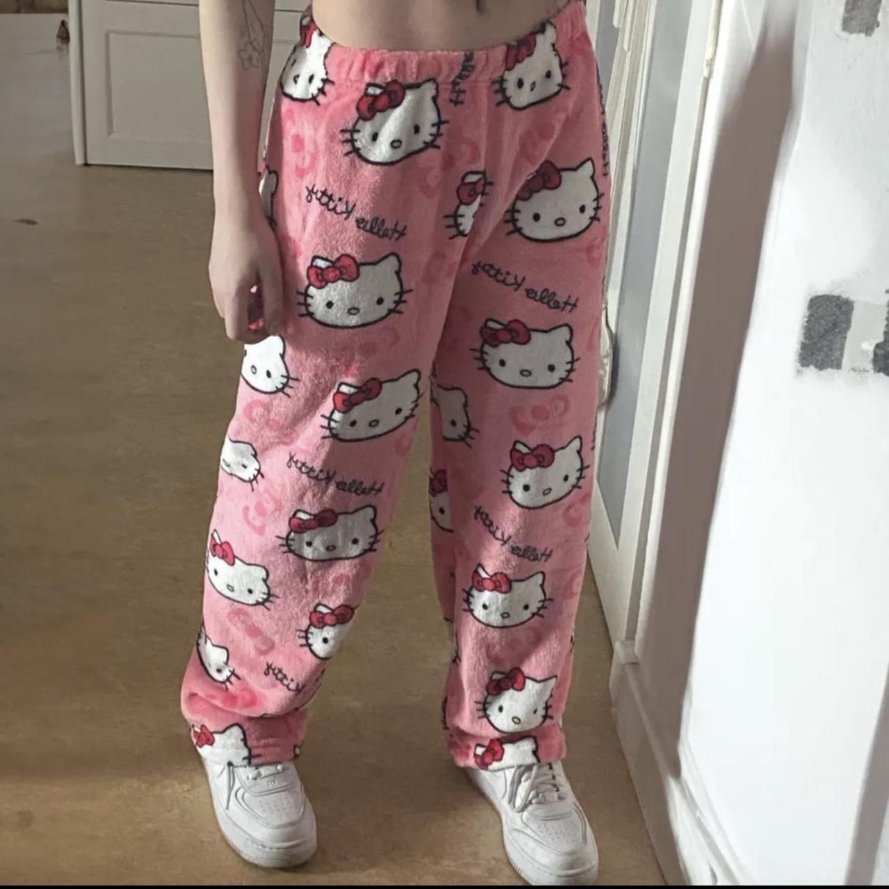 Y2K Hello Kitty Pjs -i’ve never worn them - Depop