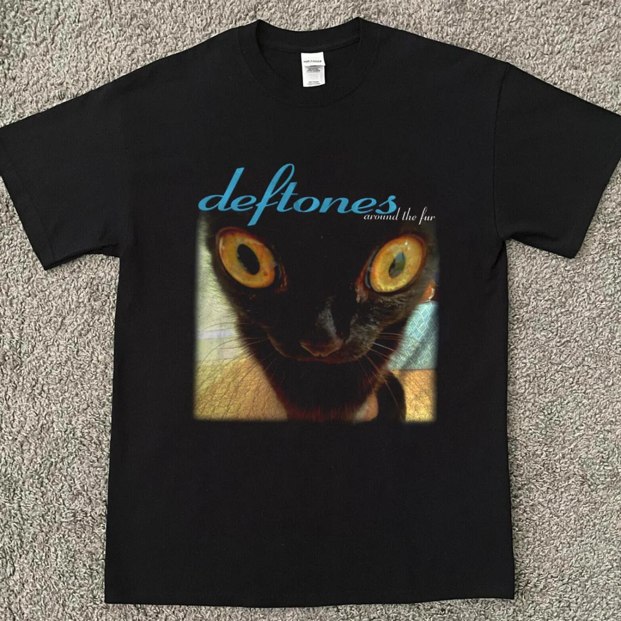 Deftones Around the Fur funny cat printed graphic... Depop