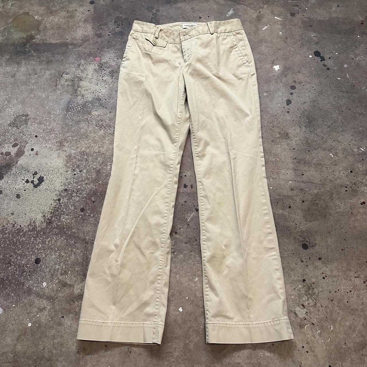 Womens cream ryans fit banana republic stretch pants - Depop