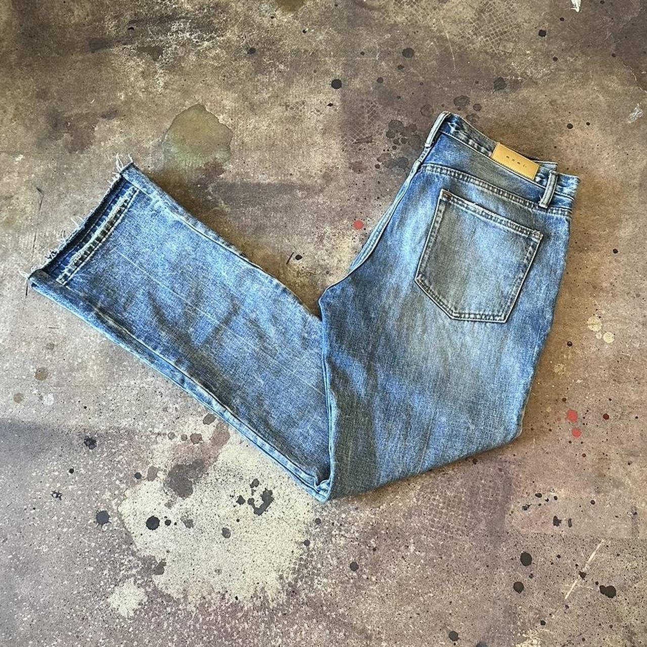 Mens MNML Flared Jeans No flaws, Size 33” 35”... - Depop