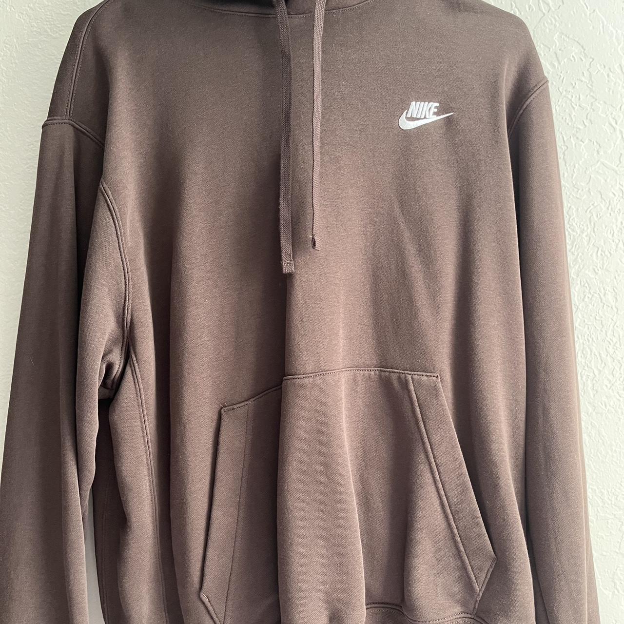 chocolate nike hoodie