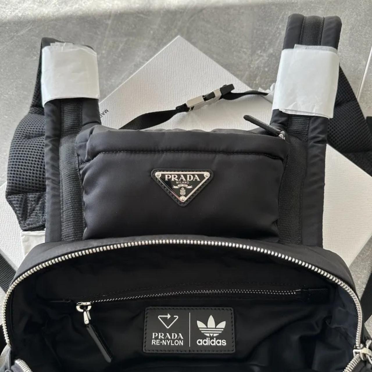 ADIDAS for PRADA Re-Nylon Backpack Black | Depop