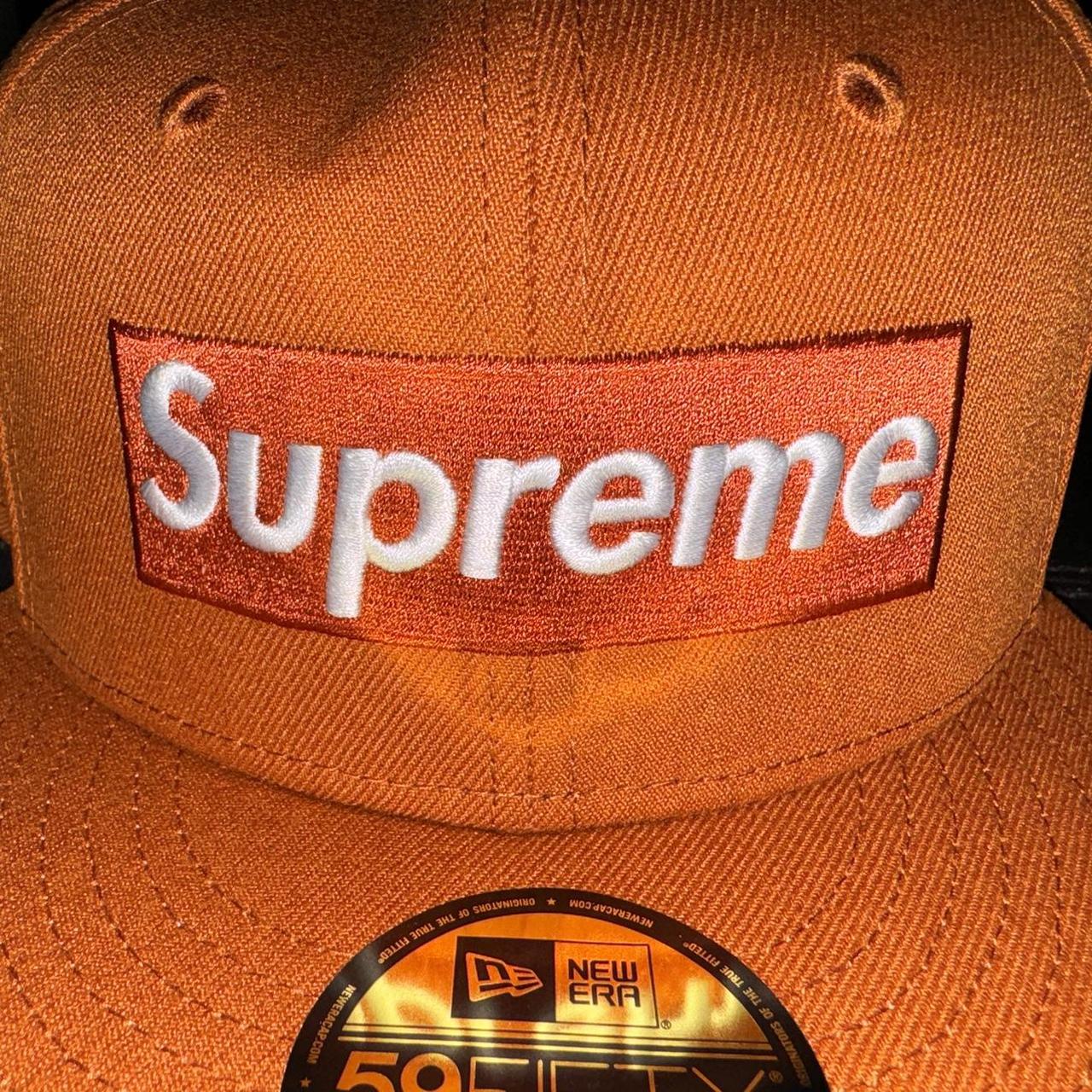 Orange supreme hat hotsell