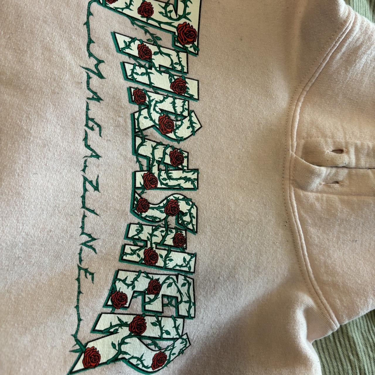 MENS MEDIUM Pink Thrasher hoodie minor pilling one... - Depop