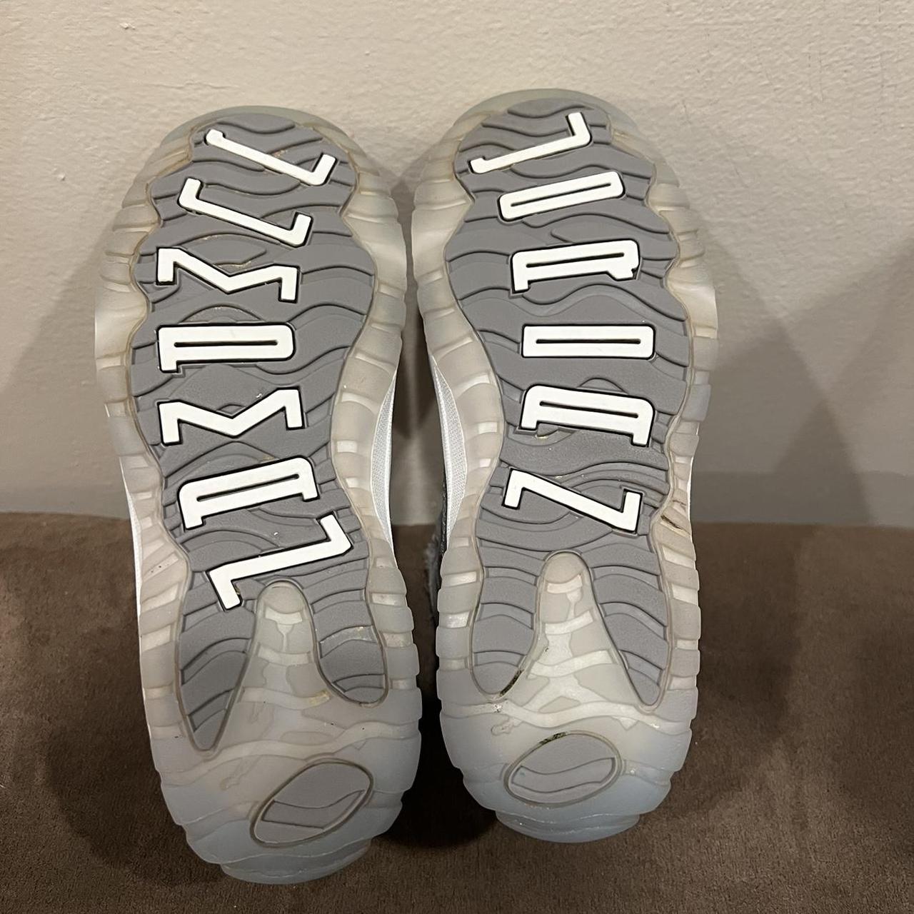 grey and white jordan 11