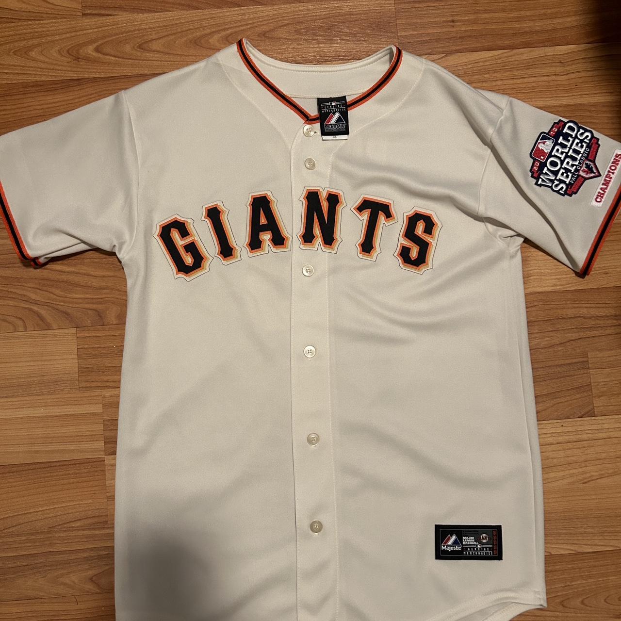 Buster posey 2012 world series jersey hotsell