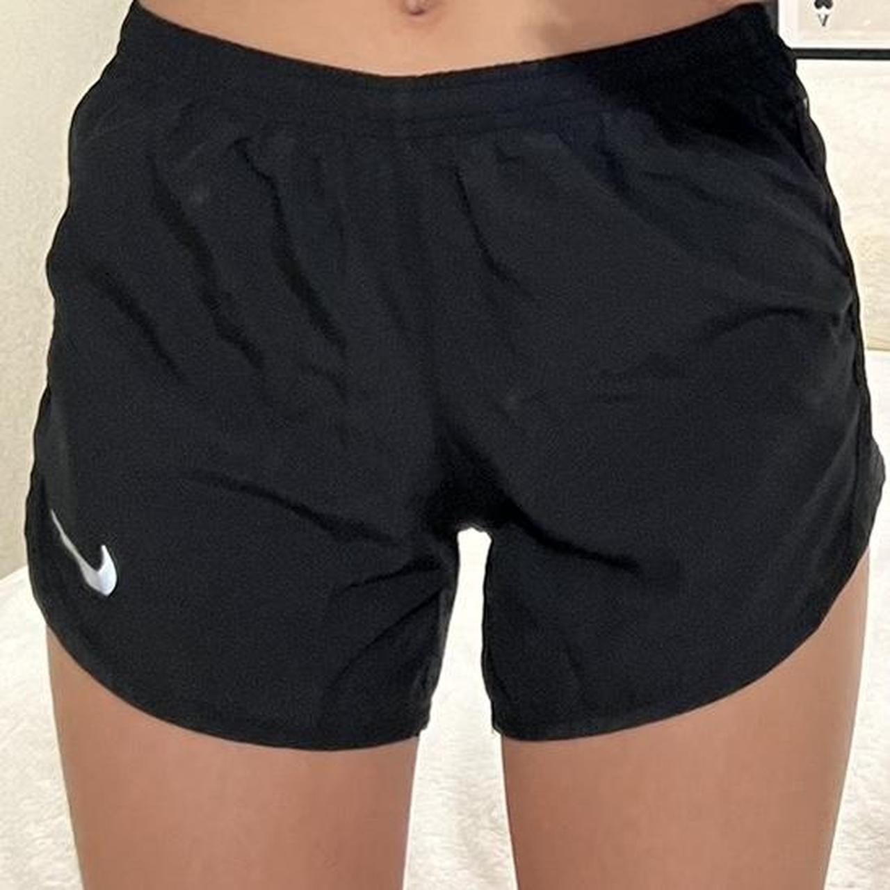 womens nike shorts with zipper pocket on back