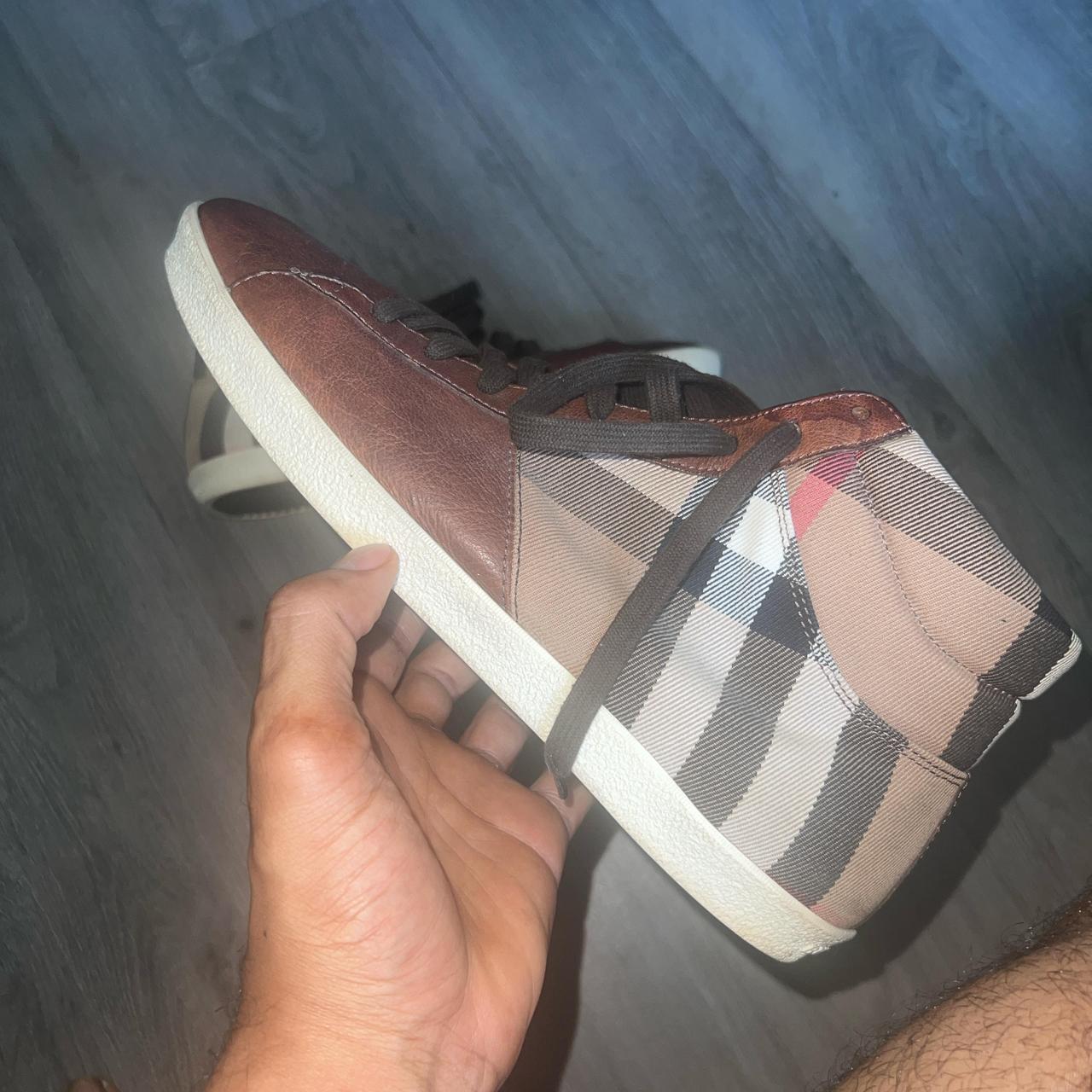 Burberry Brit footwear brown white with classic. Depop