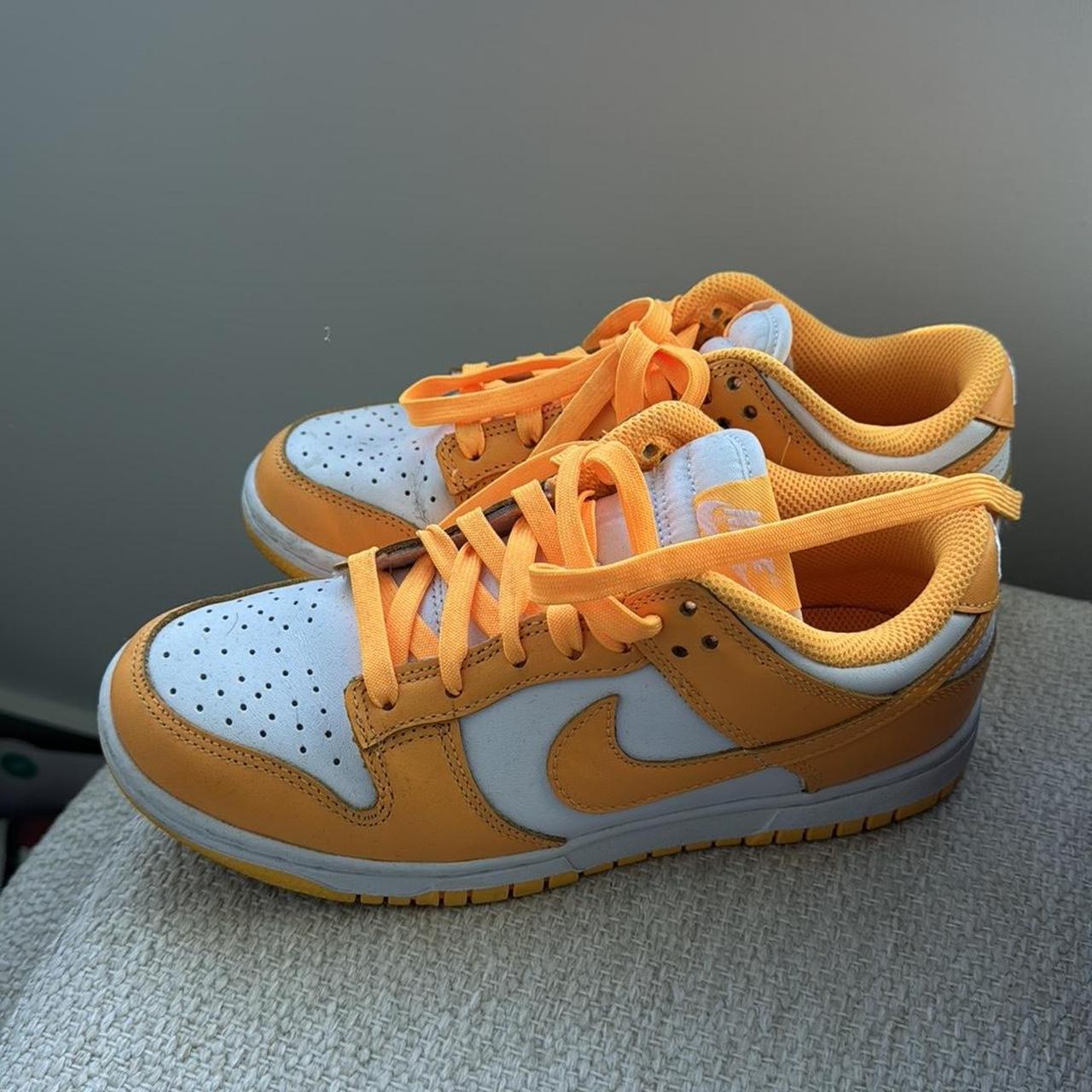 nike dunk barely orange