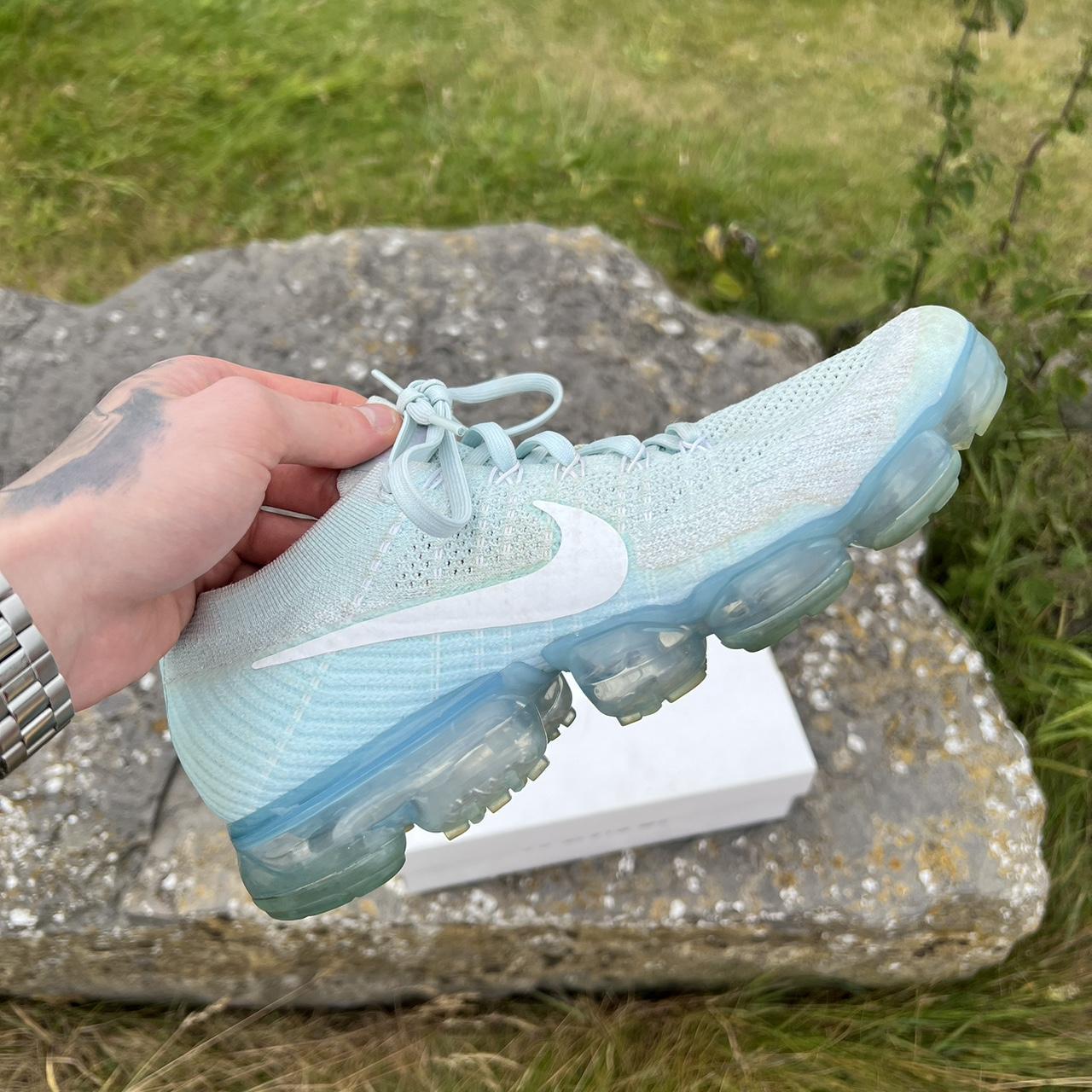 Nike Vapormax Flyknit 1.0 Glacier Blue Unbelievably. Depop