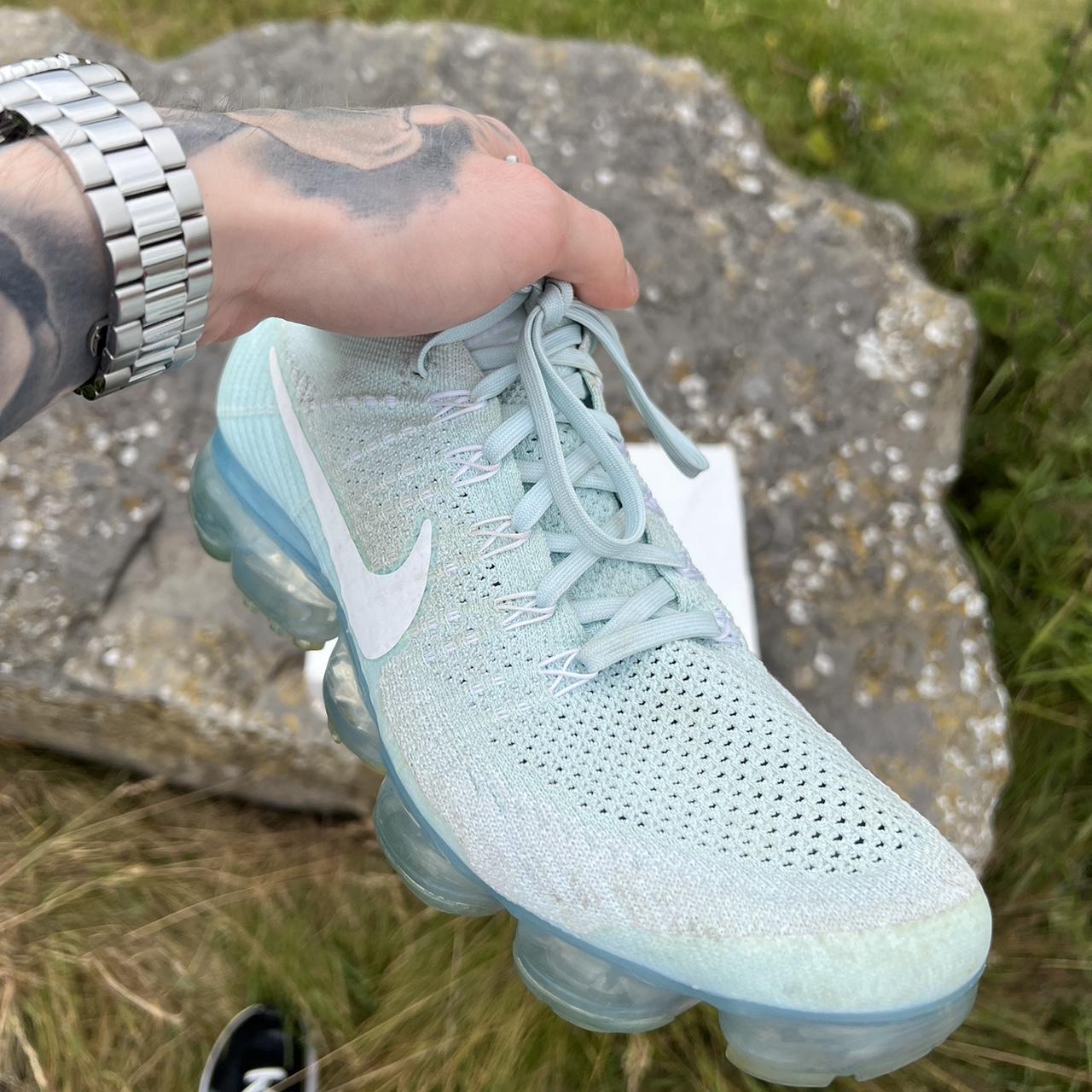 Nike Vapormax Flyknit Glacier Depop