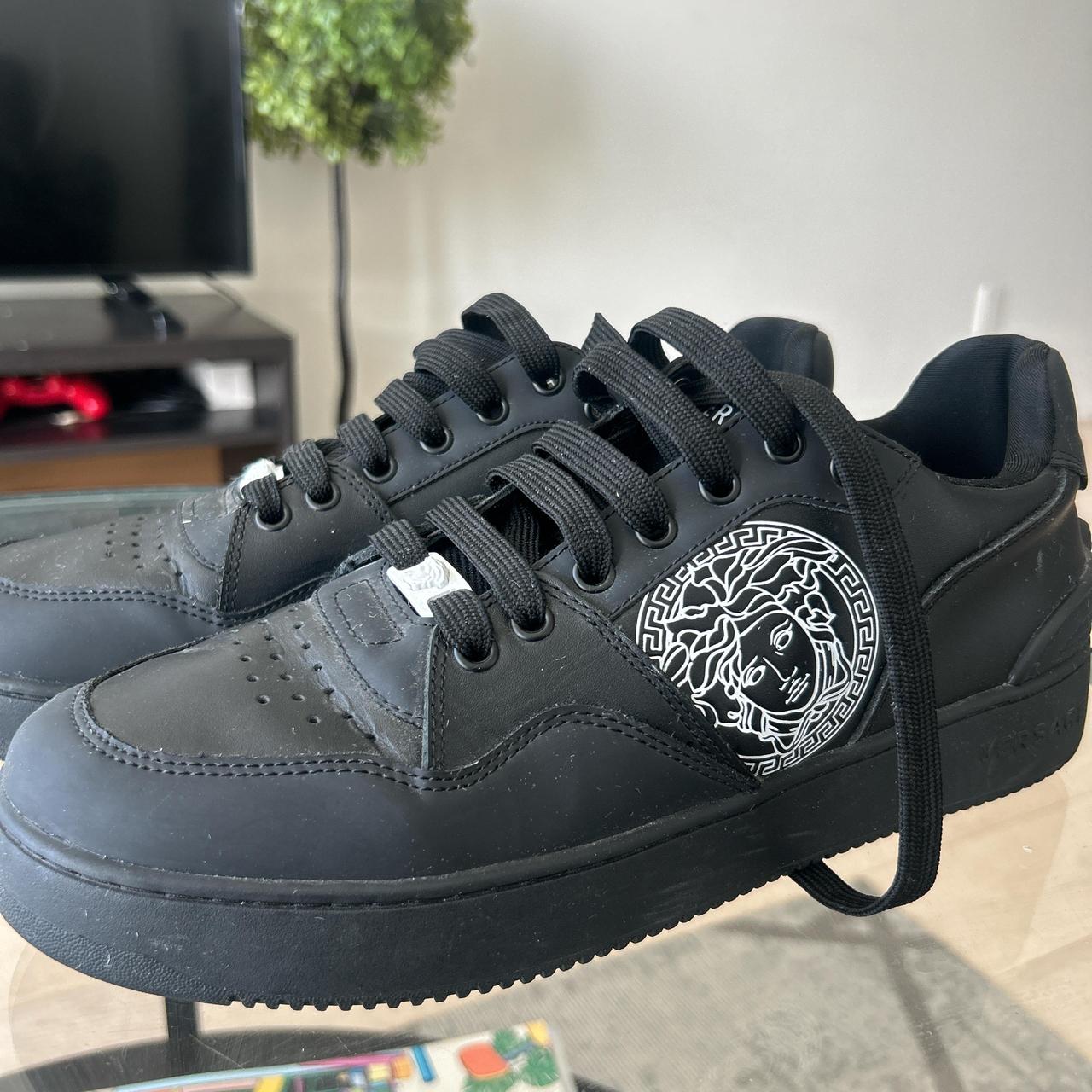 Versace sneakers in black Size 42 Depop