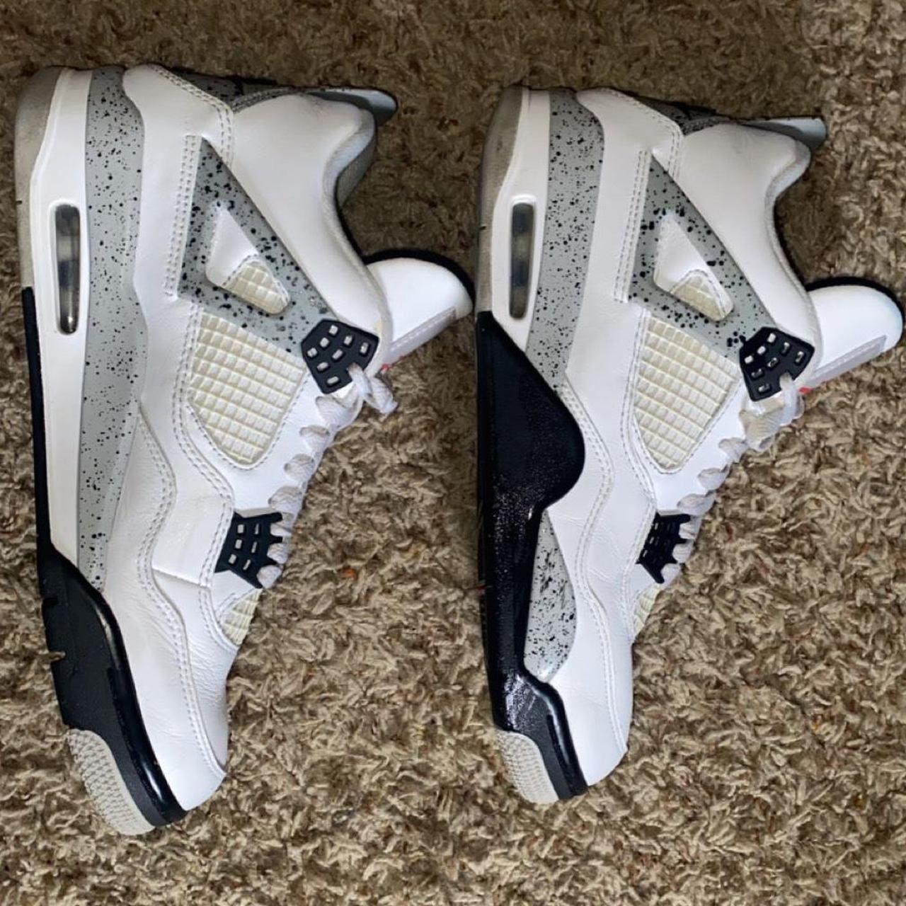 mens white jordan 4