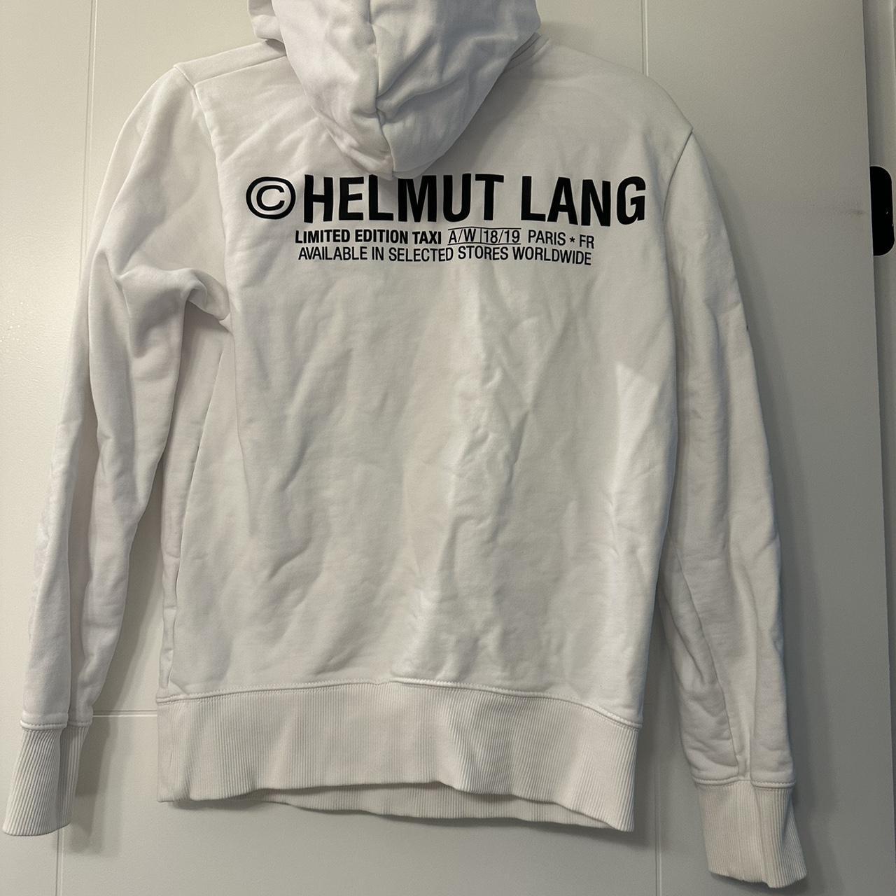 Helmut lang taxi hoodie white hotsell