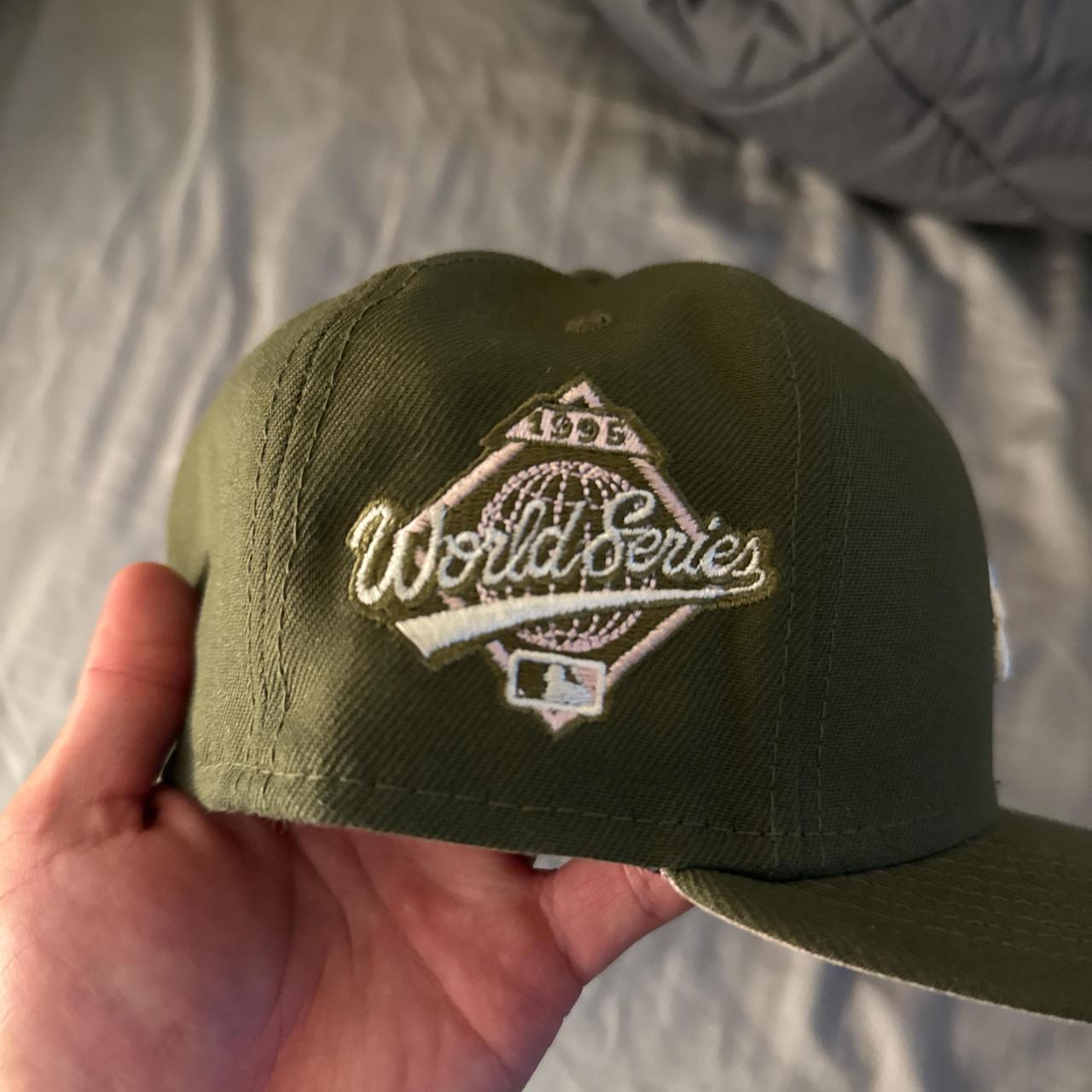 World Series Green Fitted Pink Brim Hatstore Exclusive X Arizona