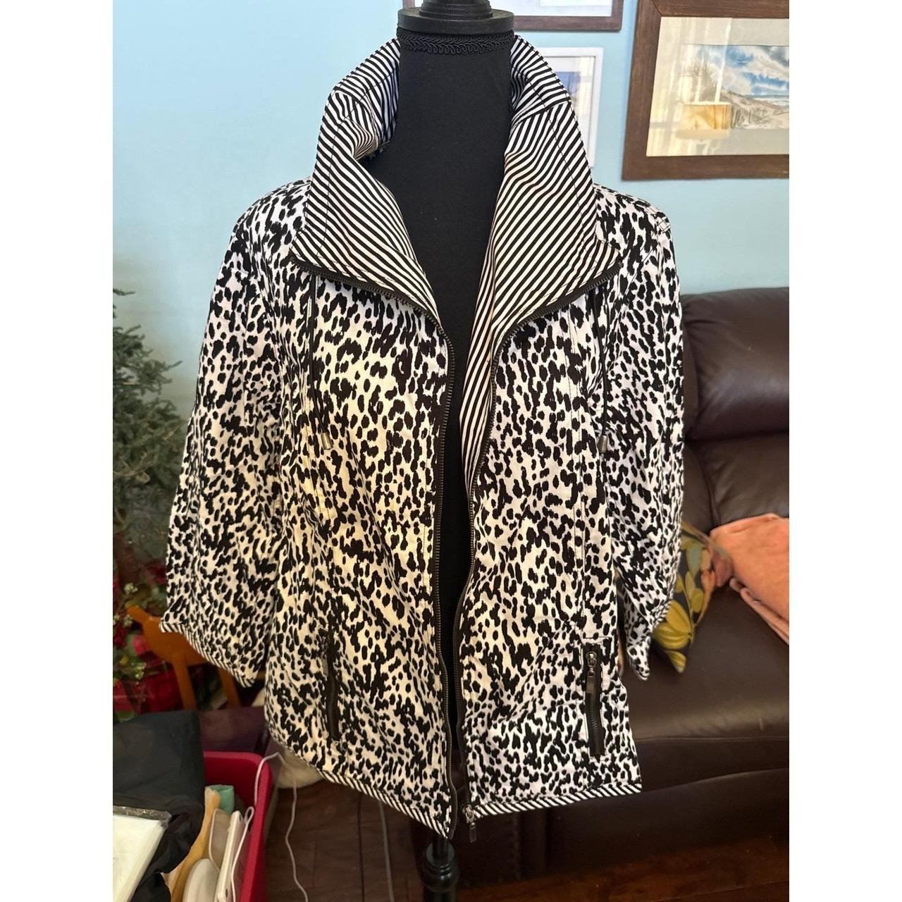 Ruby Rd. Women's Plus size Jacket - Black/White -… - image 1