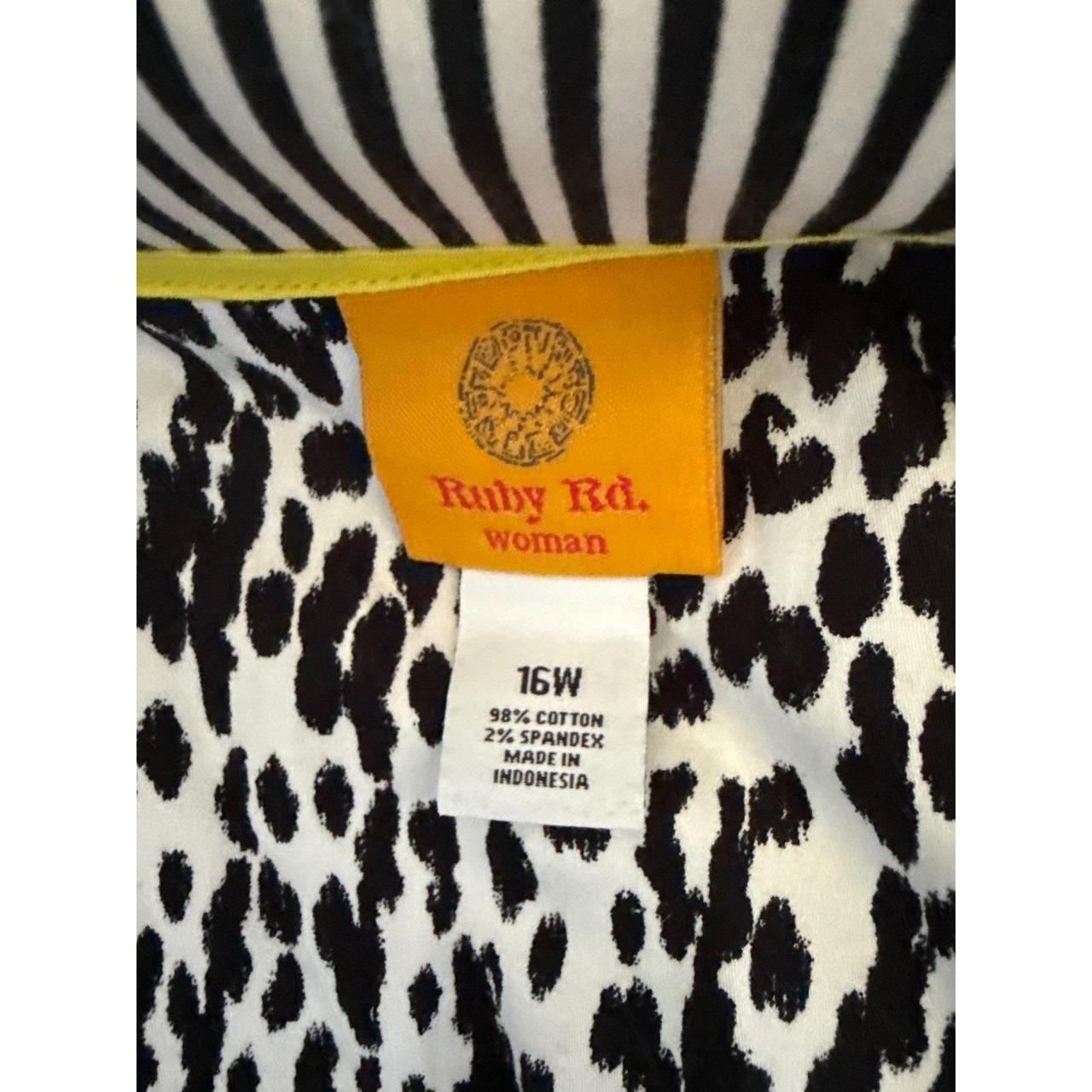 Ruby Rd. Women's Plus size Jacket - Black/White -… - image 5