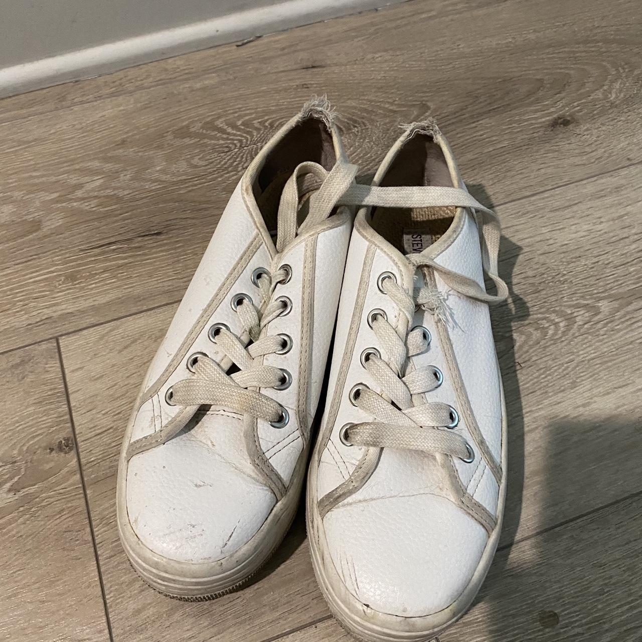 platform white sneakers steve madden
