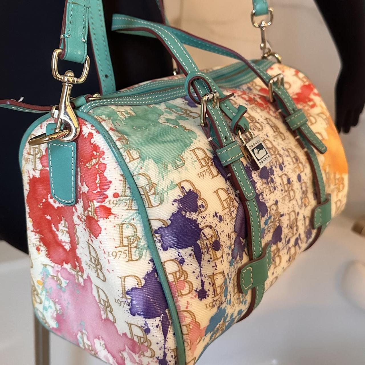 Dooney and bourke paint splatter sale