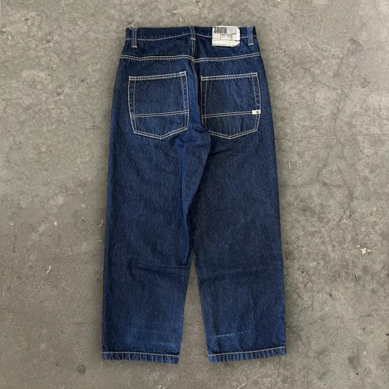 Southpole Men's Navy and Blue Jeans | Depop