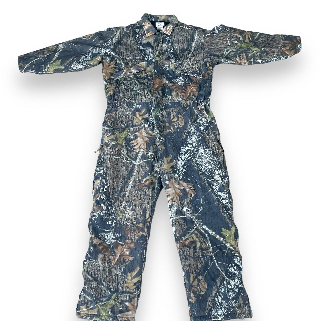 Vintage Mossy Oak Flintlock Breakup Coveralls... Depop