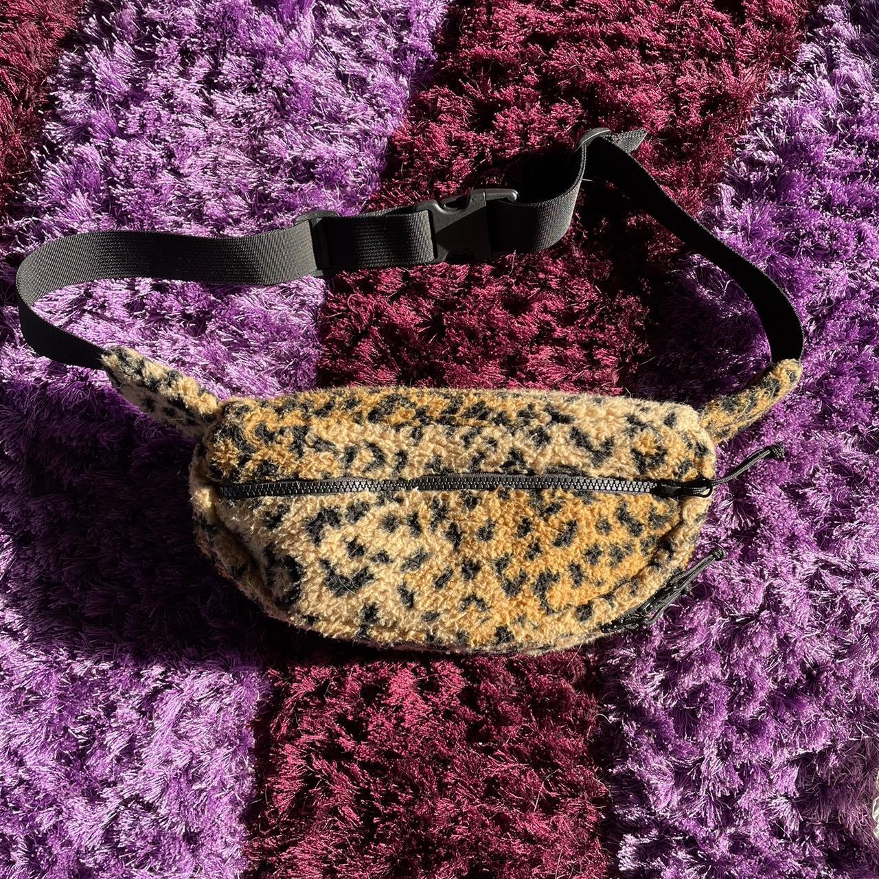 Supreme leopard print waist bag fanny pack Fluffy. Depop