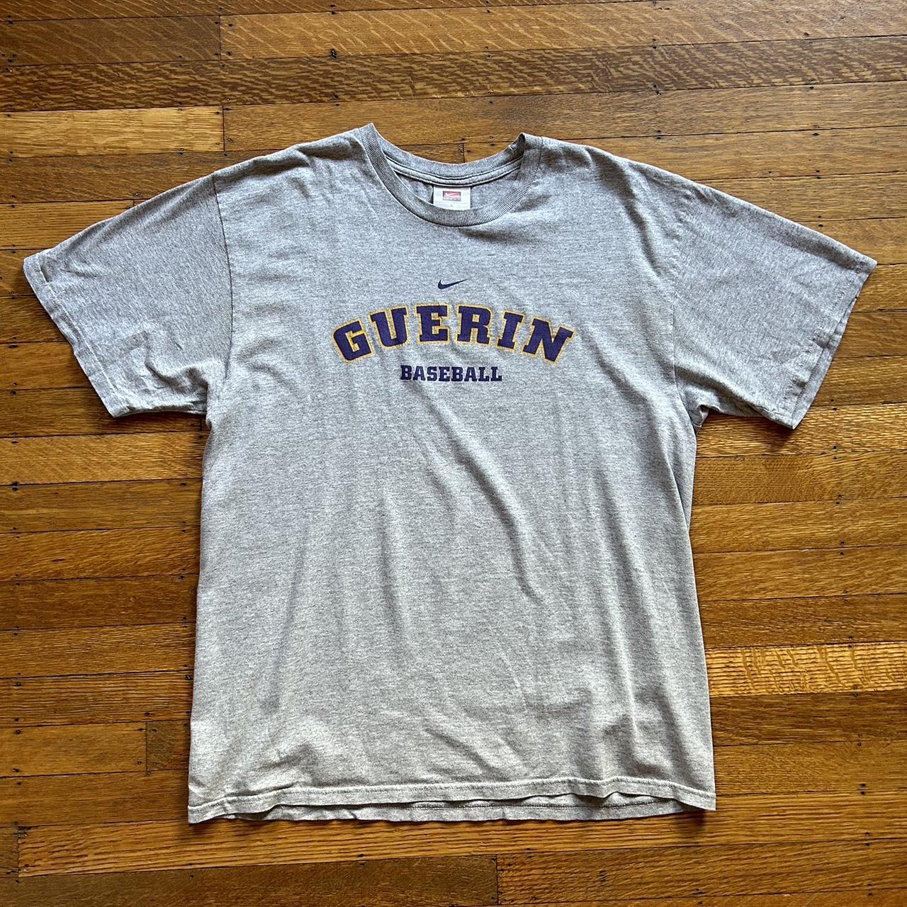Vintage Y2K. Nike Guerin baseball tee size Large Depop