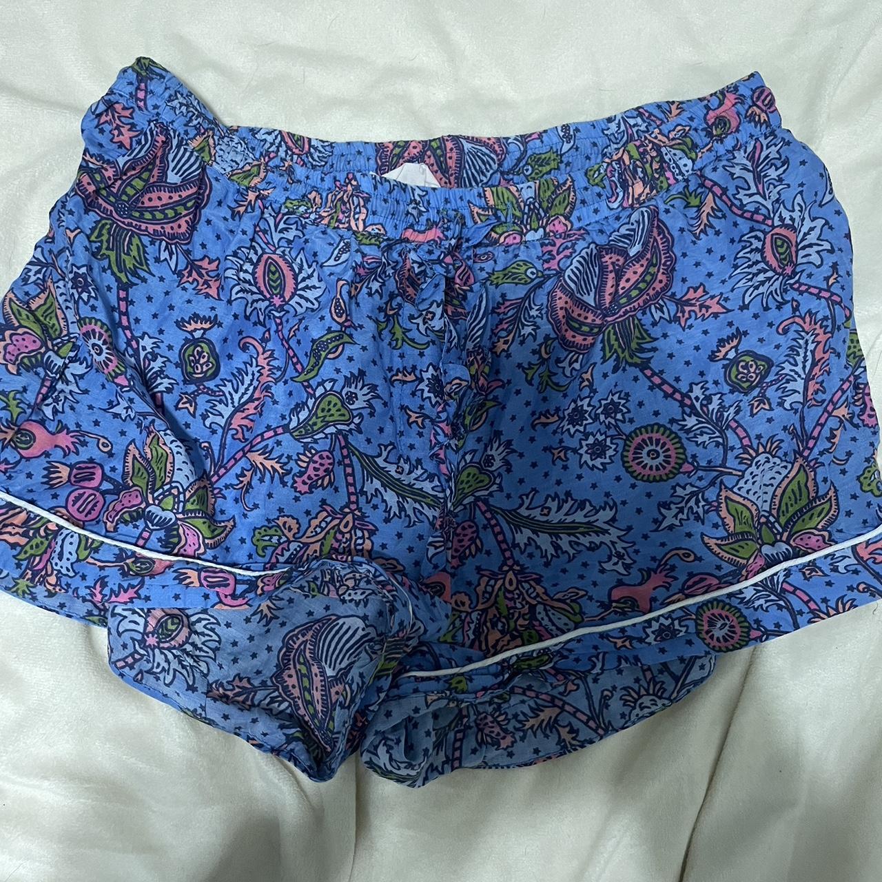 Roller rabbit pajama set; both togther Worn... Depop