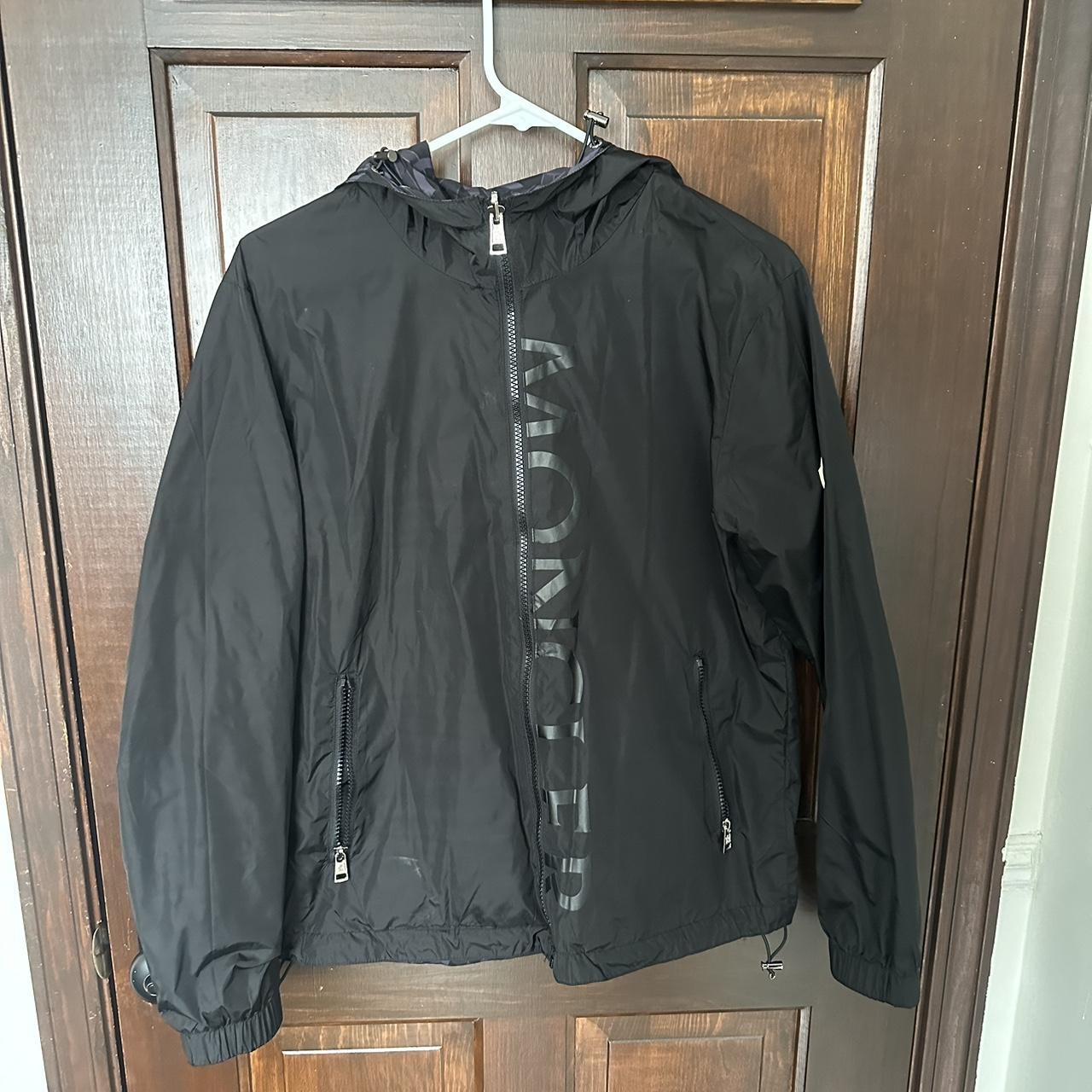 No Boundaries size 7-9 womens black windbreaker - Depop