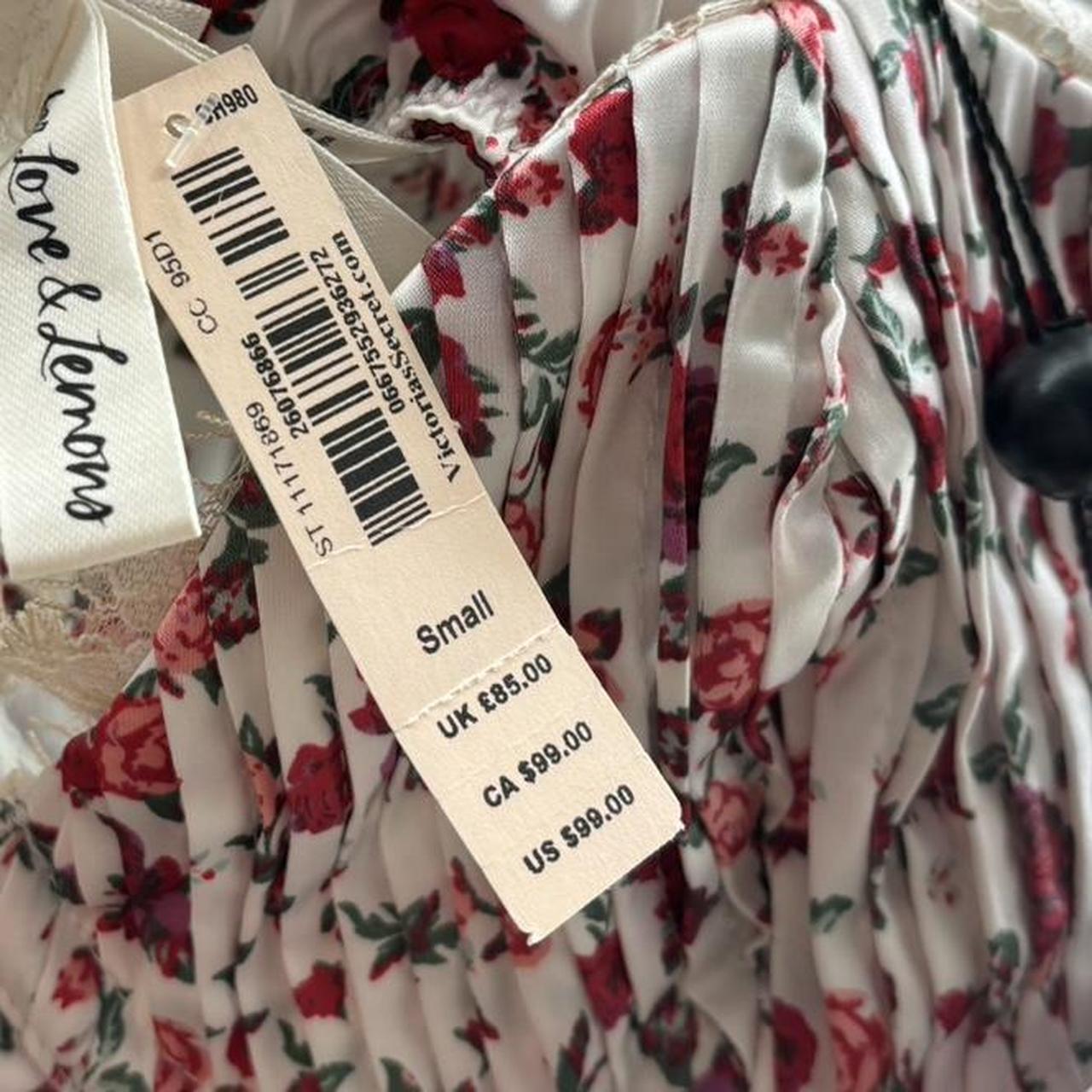 love for lemon floral bustier melrose 🌹 new with... - Depop