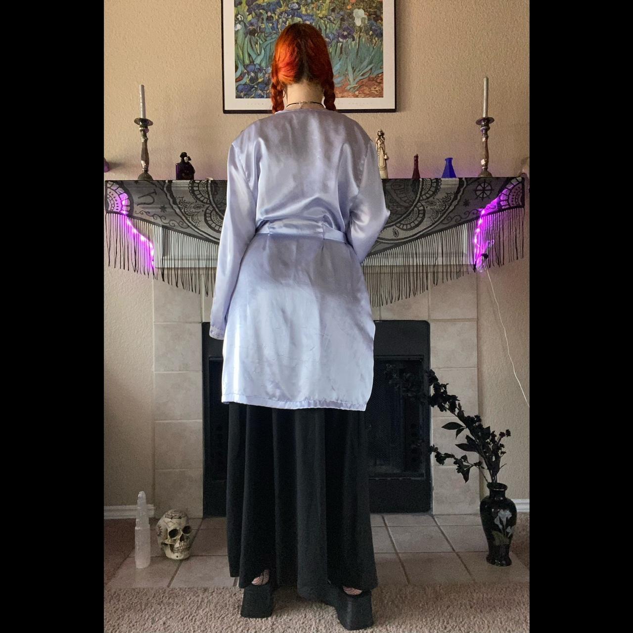 🔮Vintage pastel silky lavender robe🔮 🕸️So lovely &... - Depop