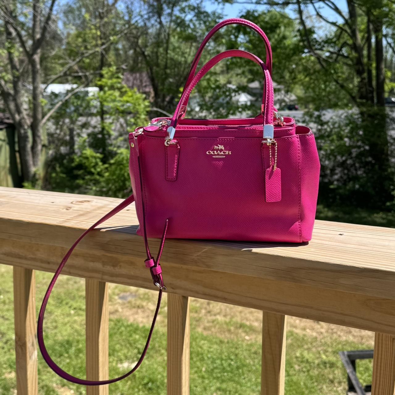 Coach Hot Pink high quality Purse