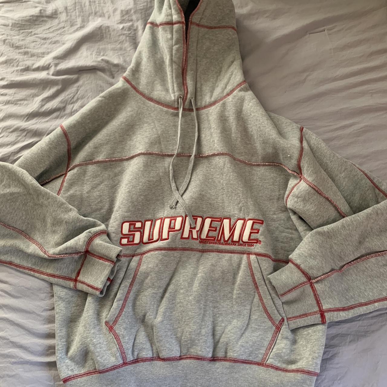 Supreme Coverstitch hoodie and sweatpants Brand... - Depop