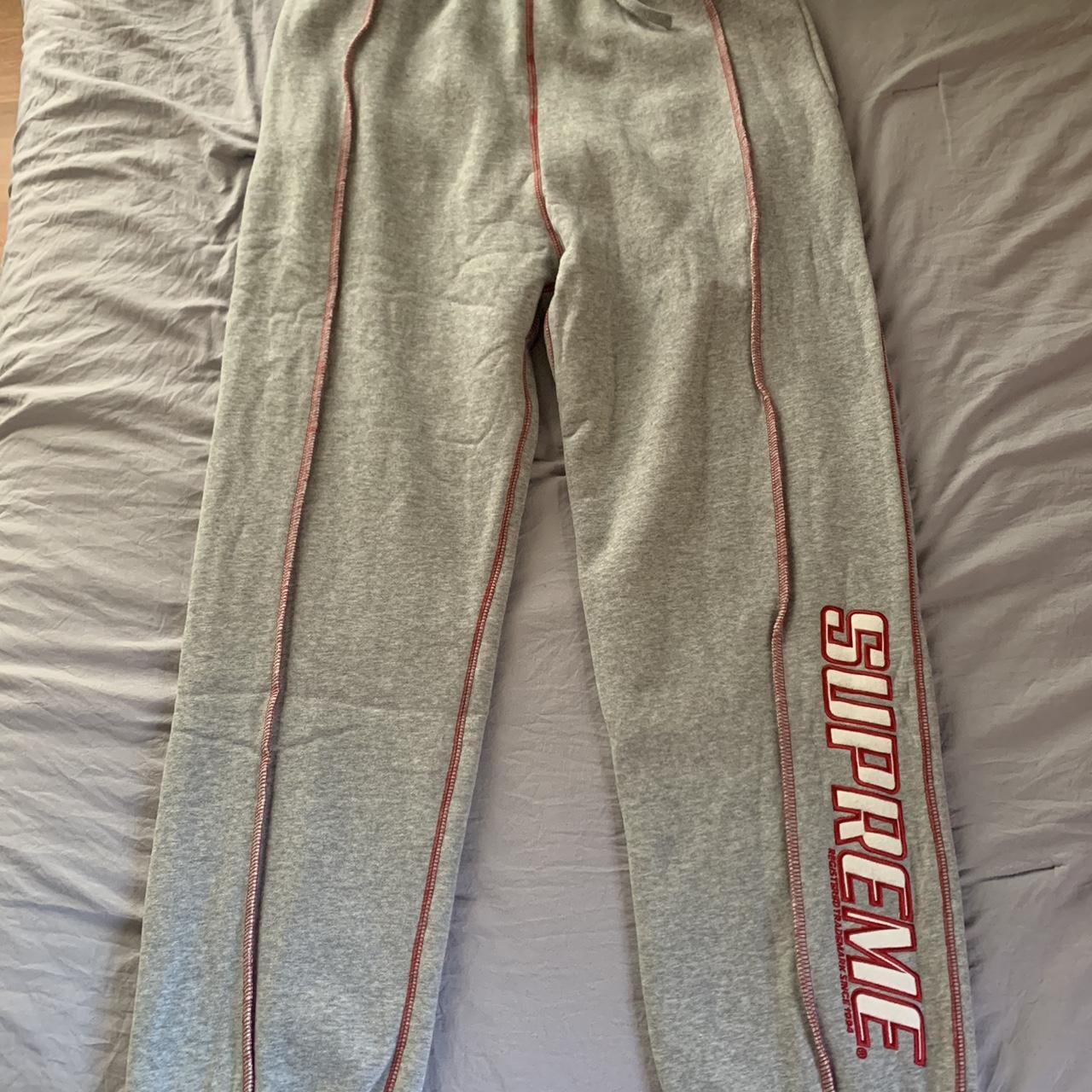 Supreme Coverstitch hoodie and sweatpants Brand... - Depop