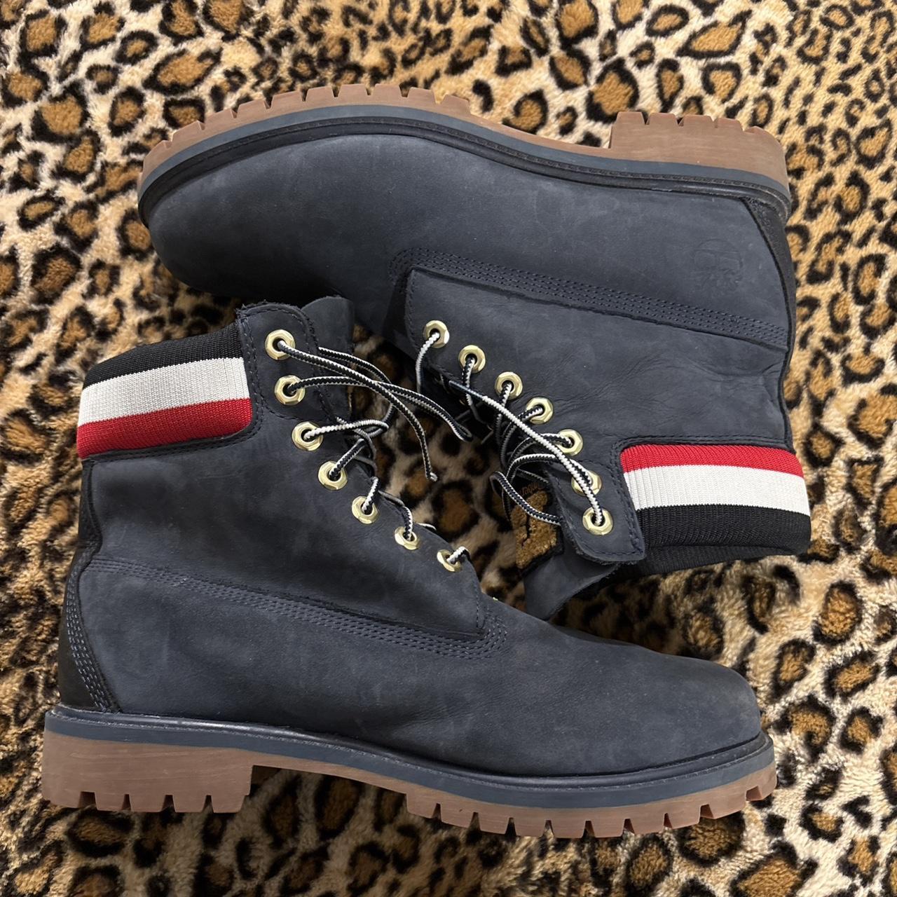 Timberland Men's Ankle Boots - Navy/Black - US 9.5 – TIMBERLAND MEN'S HERITAGE 6-INCH WATERPROOF WARM LINED …