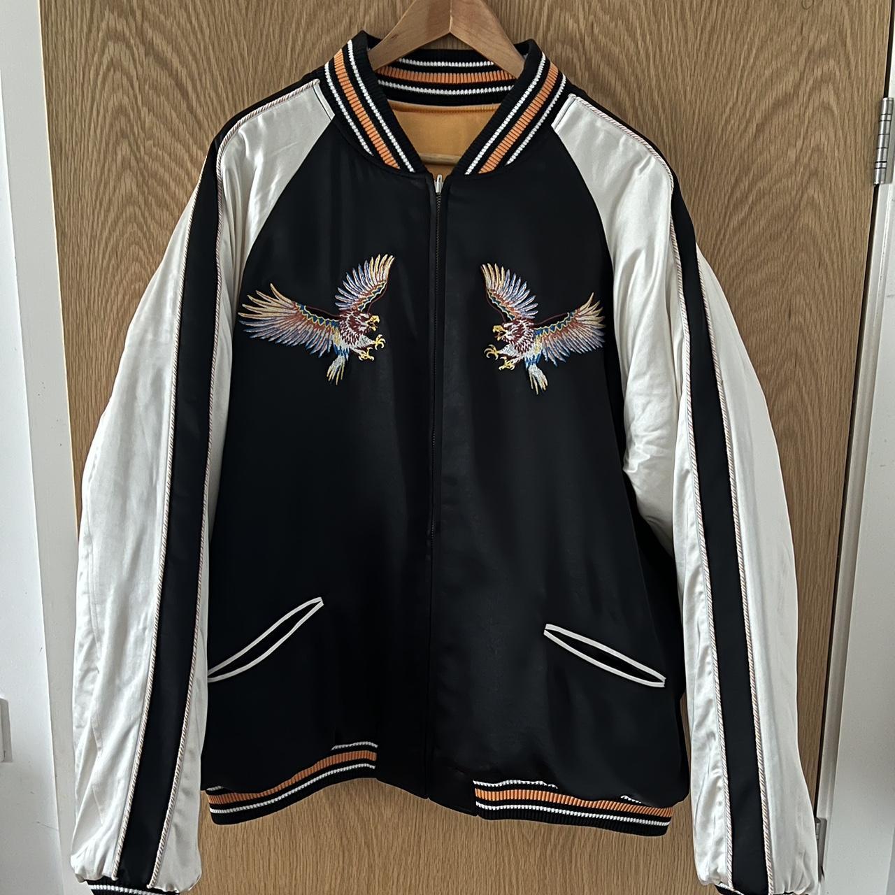 Corteiz reversible satin bomber jacket - great | Depop