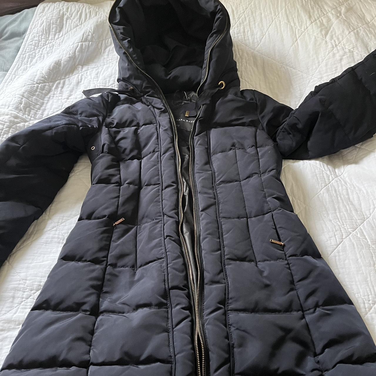 Womens Coats Zara Navy Padded Coat Padded Coat Navy Coat Zara Zara