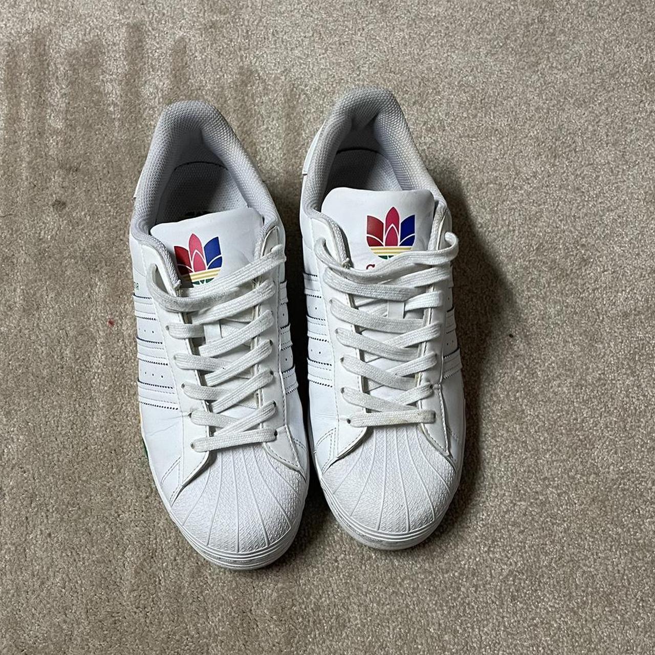 ADIDAS SUPERSTAR OLYMPIC PACK WHITE Depop