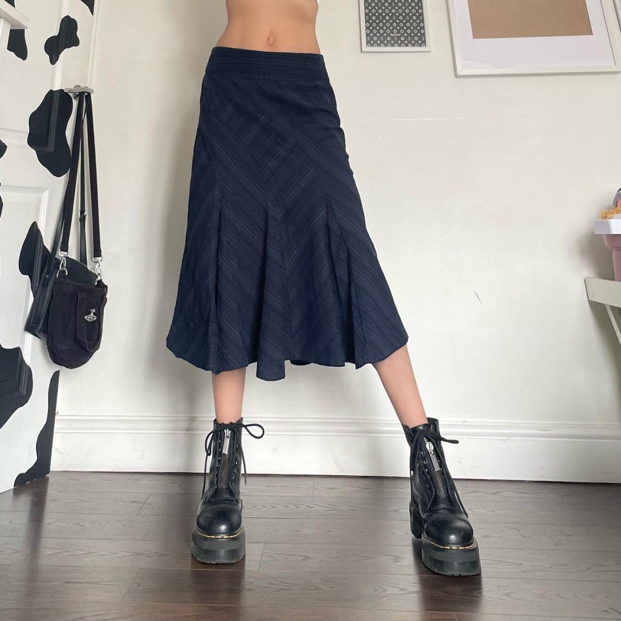 Women's Navy Skirt | Depop