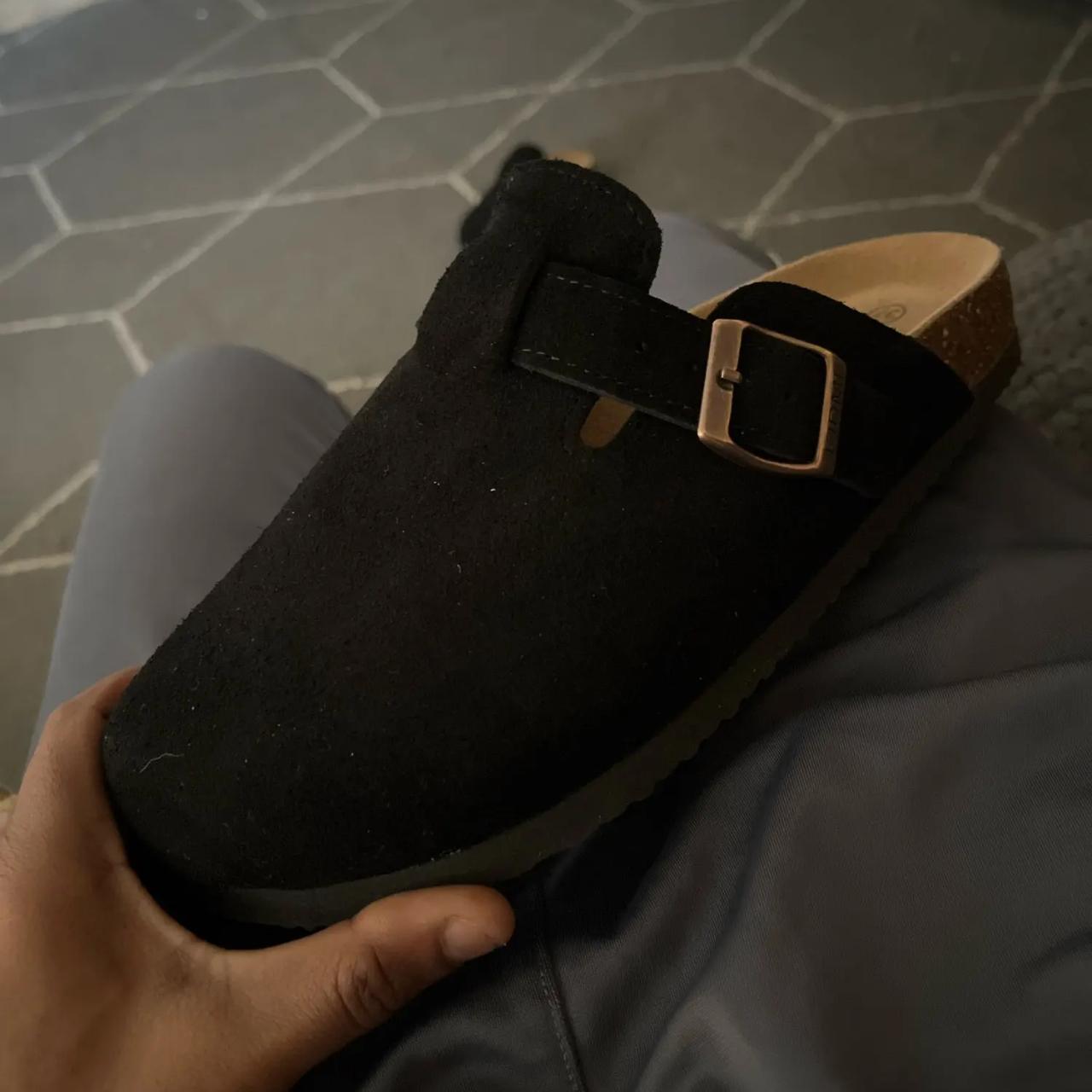 black double strap birkenstocks